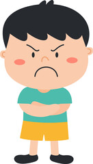 Angry Boy Cartoon