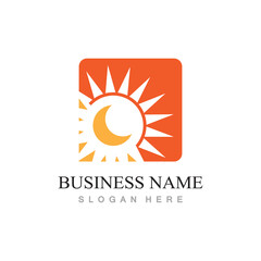 Fototapeta premium Sun Vector illustration Icon