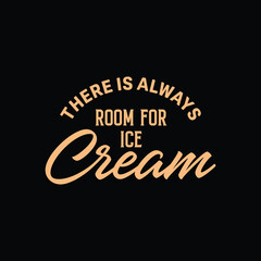 Retro Typography in Ice Cream Themes 