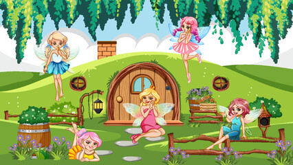 Fairies at fantasy land