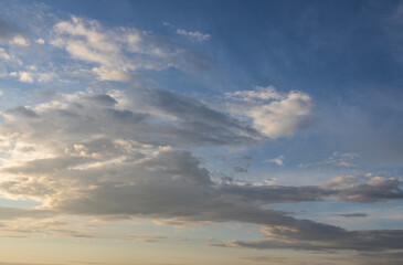 Obraz premium Amazing skies, background for graphic creative use, tool for graphic designers, blue and cloudy sky, podkarpackie county, Poland