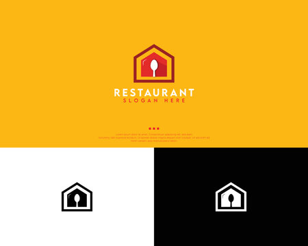 Restaurant logo design template