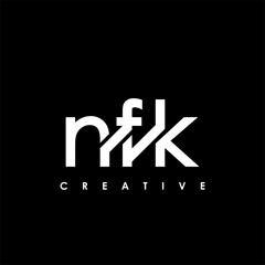 NFK Letter Initial Logo Design Template Vector Illustration