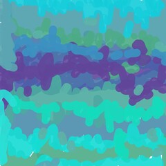 Abstract illustration of colorful blue and green waves background. background blurred template or wallpaper