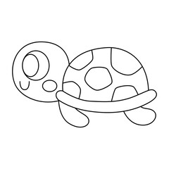 Turtle line icon