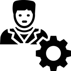 Successful Businessman Vector Icon