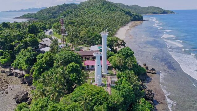 Parola at Cape San Agustin, Gov. Generoso, Davao Oriental in the Philippines