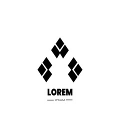 business logo design geometric style