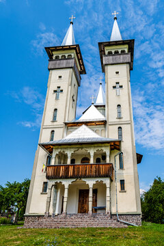 Holy Trinity Church, Orthodox church in traditional Maramures village, Breb village, Maramures, Romania