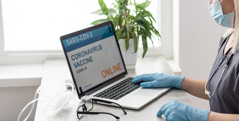 Female patient refusing to sign consent form for coronavirus vaccine