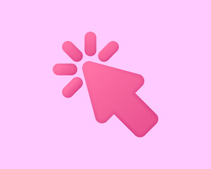 Realistic arrow 3d icon design illustrations. 3d render vector design concept