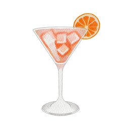 Watercolor cocktail.