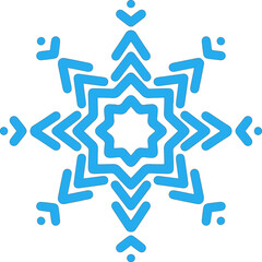 Christmas Snowflake Illustration
