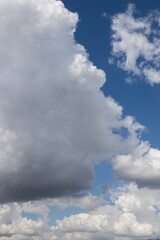 Obraz premium Amazing skies, background for graphic creative use, tool for graphic designers, blue and cloudy sky, podkarpackie county, Poland