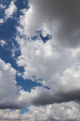 Obraz premium Amazing skies, background for graphic creative use, tool for graphic designers, blue and cloudy sky, podkarpackie county, Poland