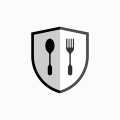 Food Security Icon. A Symbol of Mass Consumption Material Preparedness. Simple Symbol and Logo Template - Vector.