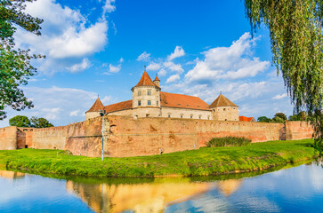 Naklejka na ściany i meble Fagaras fortress in Brasov County, Transylvania, Romania