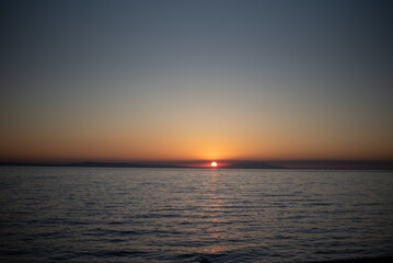 Obraz premium sunset over the sea