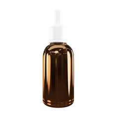 Cosmetic Bottle PNG Images. 3D rendering.