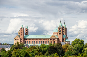 Fototapeta na wymiar Kaiserdom, Speyer Cathedral, UNESCO World Heritage, Speyer, Rhineland-Palatinate, Germany