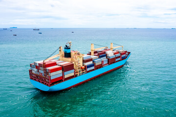 container vessels business and industry service export and import cargo by marine container vessels...