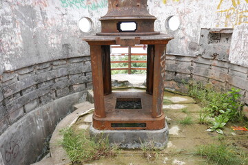 Japanese WW2 light house in Truk lagoon, Chuuk