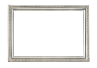 Blank of vintage picture frame isolate