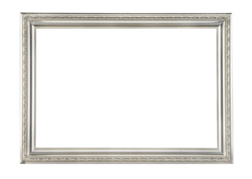 Blank of vintage picture frame isolate