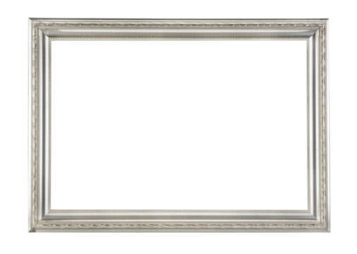 Blank of vintage picture frame isolate