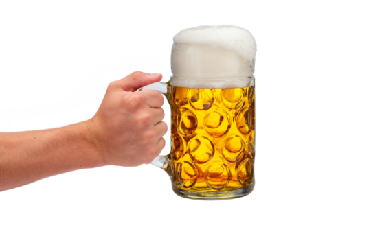 Bierkrug am Oktoberfest in München