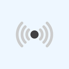 Hotspot icon in flat style about user interface, use for website mobile app presentation