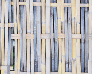 Abstract bamboo woven pattern texture for background