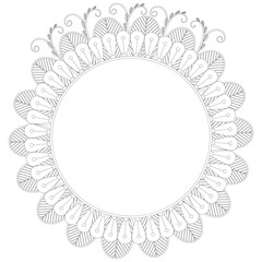 mandala background coloring pages