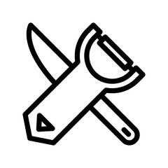 Peeler icon template design