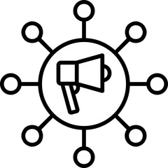 Viral Marketing Icon