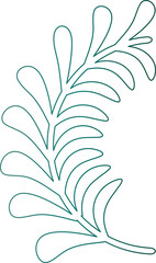 Silhouette drawing outline leave plant graphic design decoration background backdrop illustration png