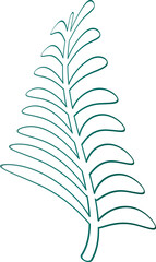 Silhouette drawing outline leave plant graphic design decoration background backdrop illustration png