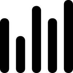 Bar Graph Vector Icon