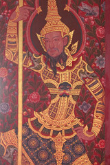 buddhist temple (wat mahathat) in bangkok (thailand)