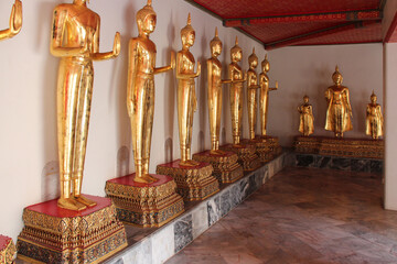 buddhist temple (wat pho) in bangkok (thailand)