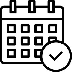 Timetable Vector Icon
