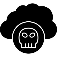 Infected Cloud Icon