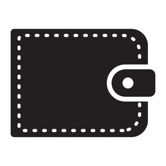 Fototapeta premium Modern wallet icon. Digital wallet illustration