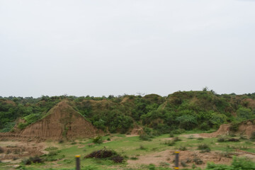 Chambal valley in India.