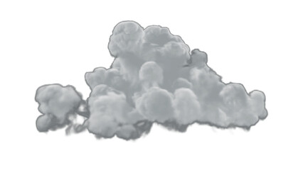 Smoke Cloud design on black background. PNG alpha channel.