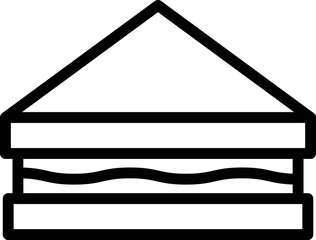 Sandwich Vector Icon Design Illustration