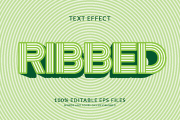 line 3d style editable text effect