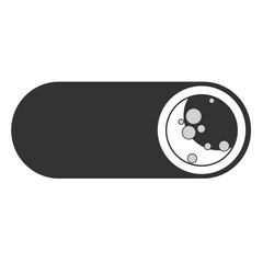 Dark mode switch. Night mode button.