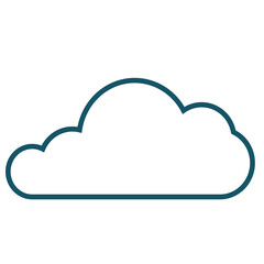 Cloud. Data saving cloud. Blue sky.