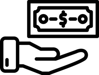 Bribe Vector Icon Design Illustration